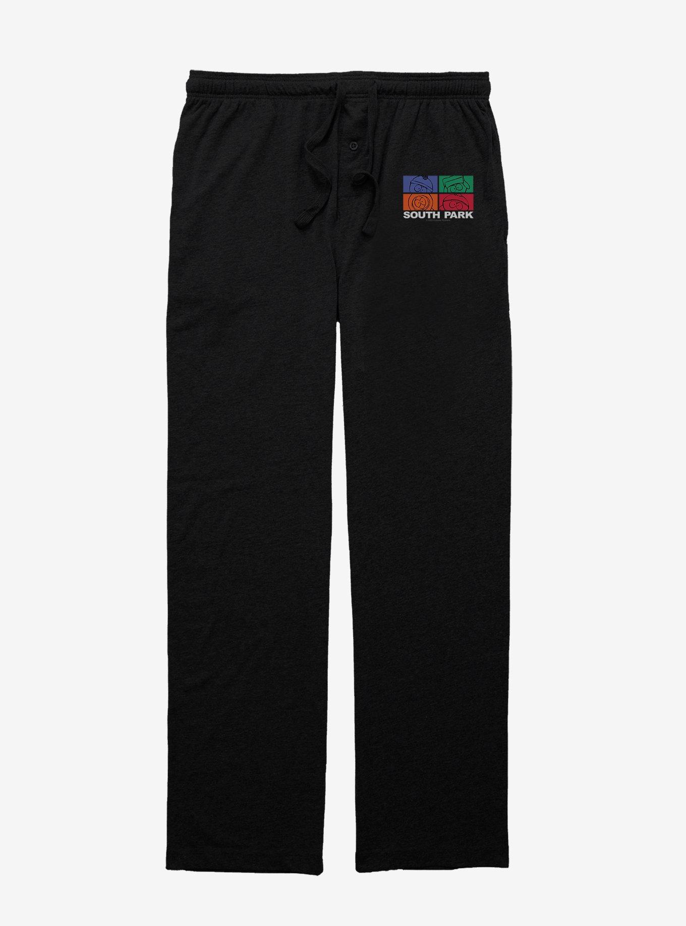 South Park Mood Meter Logo Pajama Pants, BLACK, hi-res