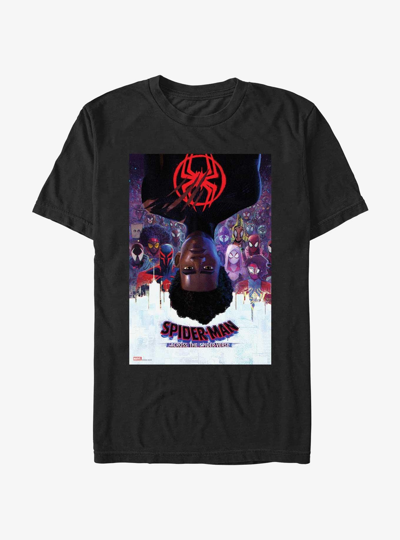 Marvel Spider-Man: Across the Spider-Verse Miles Morales Poster T-Shirt, , hi-res