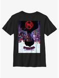 Marvel Spider-Man: Across the Spider-Verse Miles Morales Poster Youth T-Shirt, BLACK, hi-res