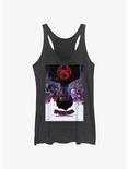 Marvel Spider-Man: Across the Spider-Verse Miles Morales Poster Womens Tank Top, BLK HTR, hi-res