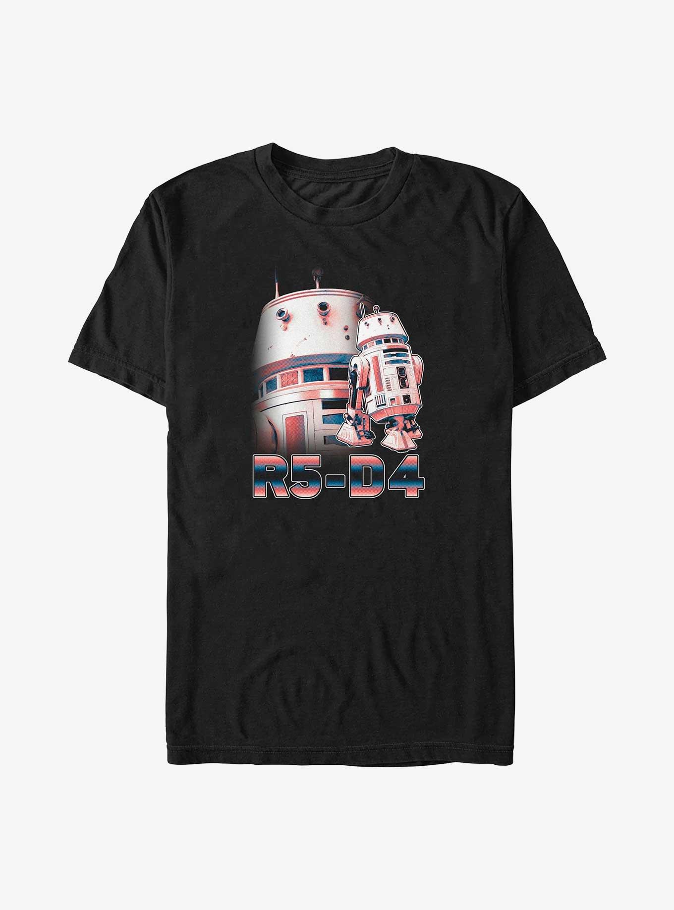 Star Wars The Mandalorian Droid R5-D4 Big & Tall T-Shirt, BLACK, hi-res