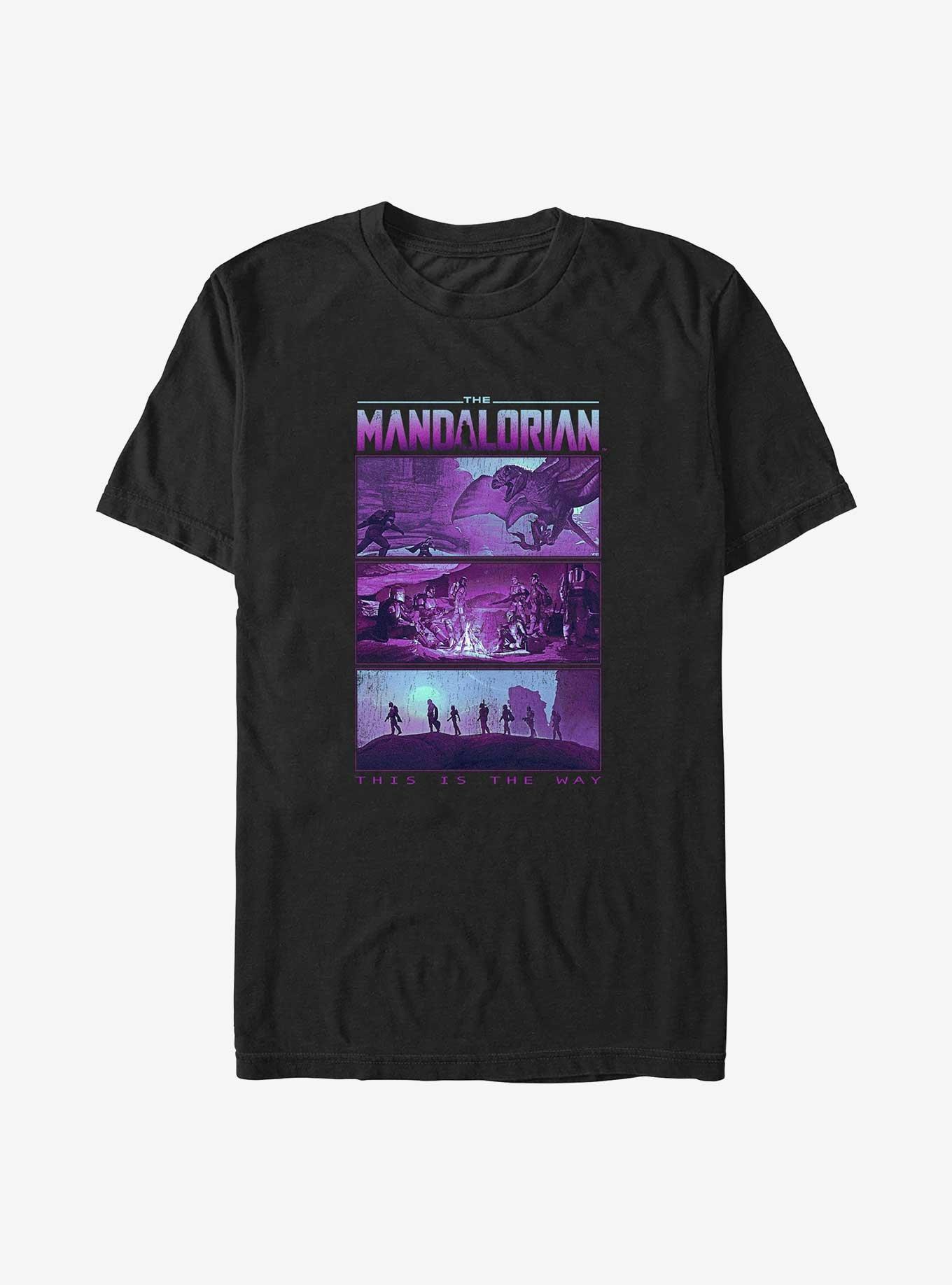 Star Wars The Mandalorian Mandalorian Code Big & Tall T-Shirt, BLACK, hi-res