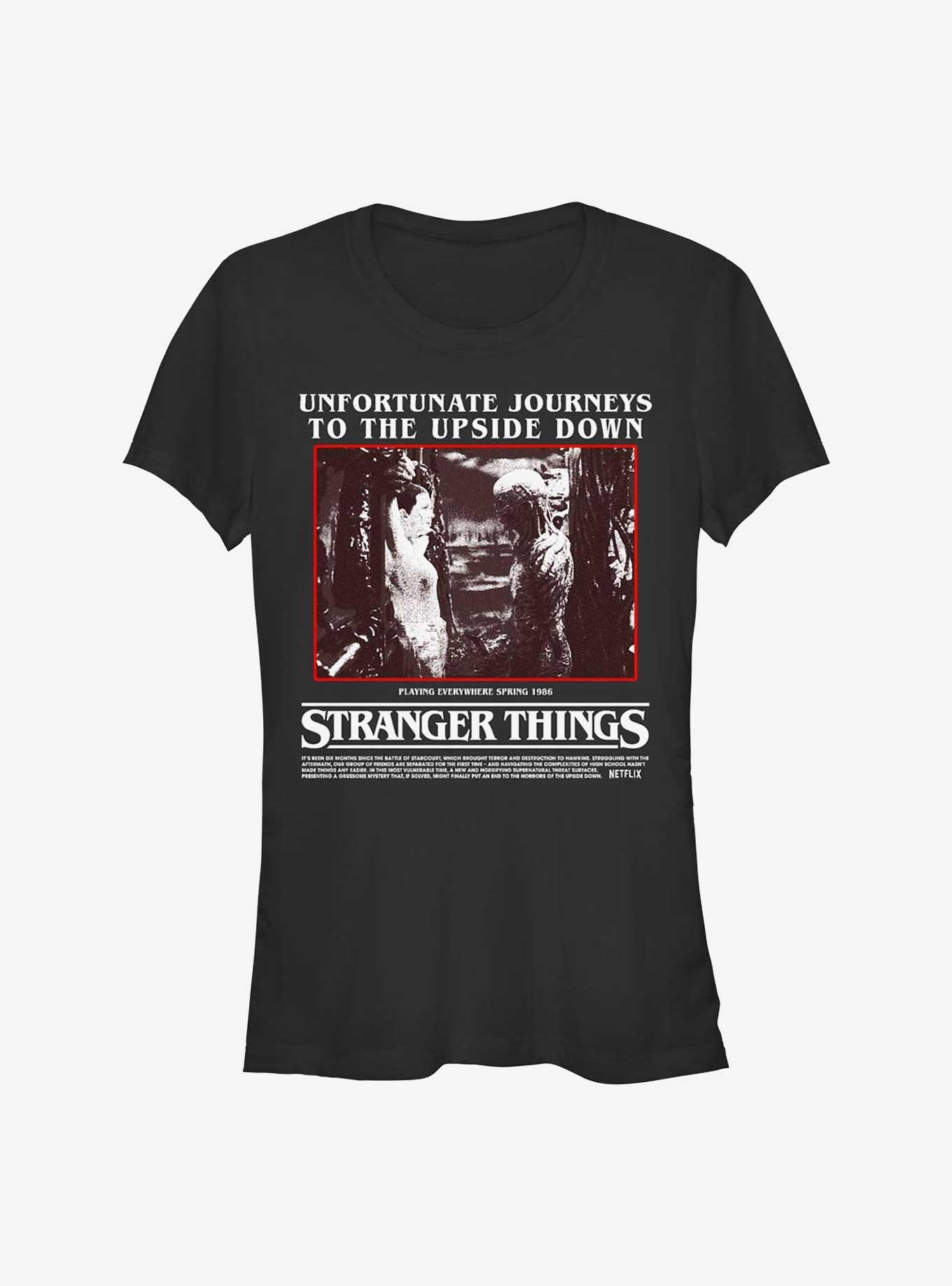 Stranger Things Unfortunate Journey Eleven and Vecna Girls T-Shirt, , hi-res