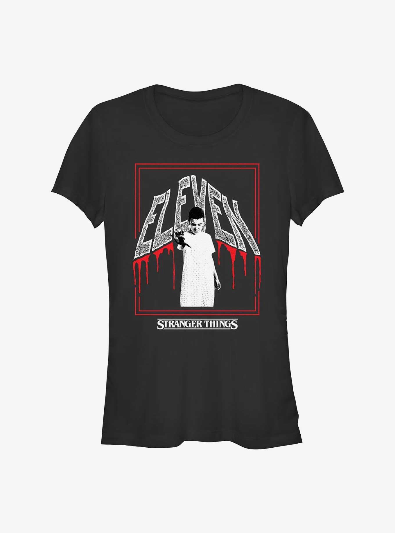 Stranger Things Eleven Poster Girls T-Shirt