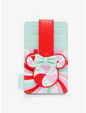 Loungefly Disney Minnie Mouse Peppermint Print Cardholder - BoxLunch Exclusive, , hi-res