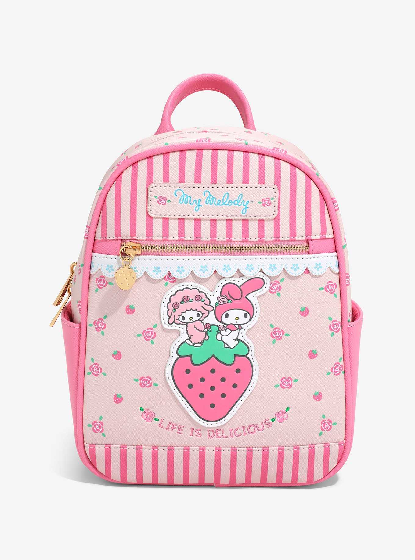 Sanrio My Melody and My Sweet Piano Strawberry Mini Backpack — BoxLunch Exclusive, , hi-res