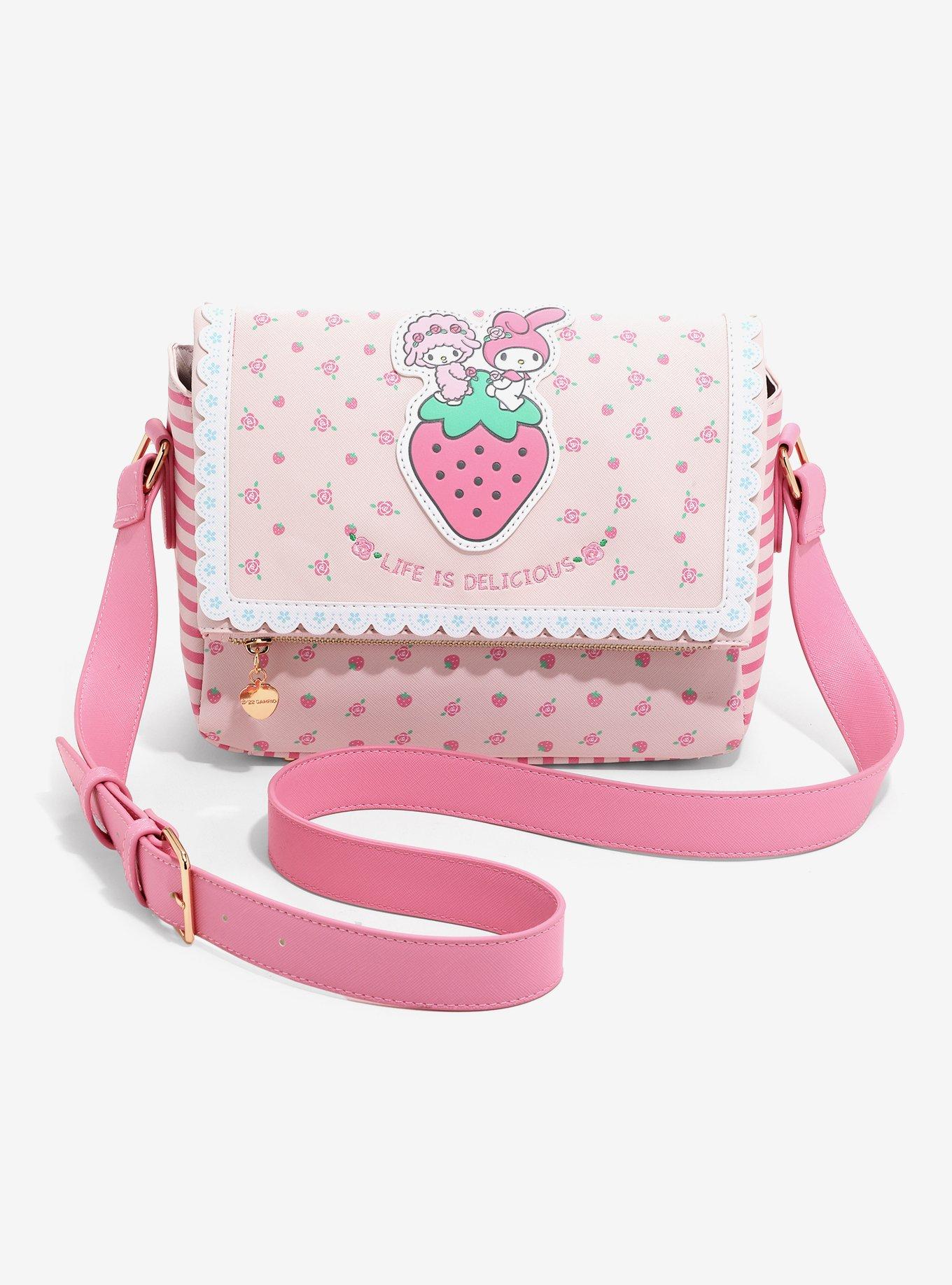 Sanrio My Melody and My Sweet Piano Strawberry Crossbody — BoxLunch Exclusive, , hi-res