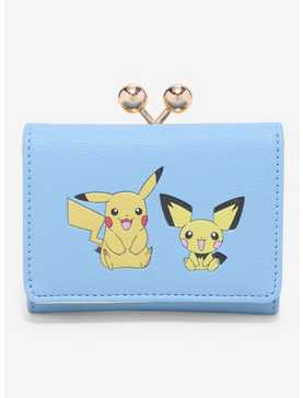 Pokemon Pikachu & Pichu Wallet - BoxLunch Exclusive, , hi-res