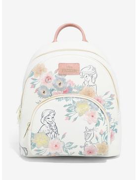 Disney Frozen Floral Sketch Portraits Mini Backpack - BoxLunch Exclusive, , hi-res
