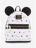 Loungefly Disney Mickey Mouse Signature Allover Print Mini Backpack - BoxLunch Exclusive, , hi-res