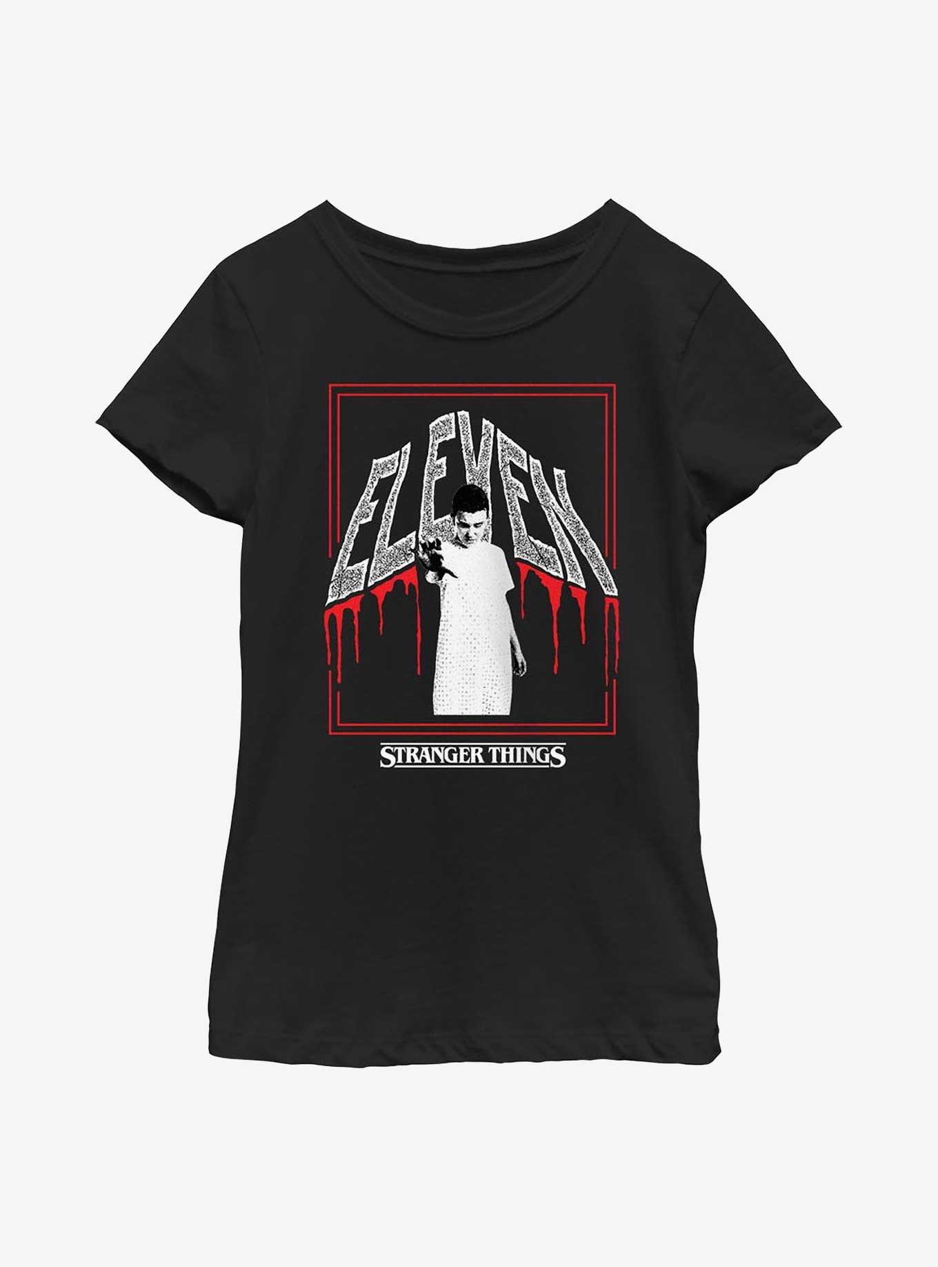 Stranger Things Eleven Poster Youth Girls T-Shirt