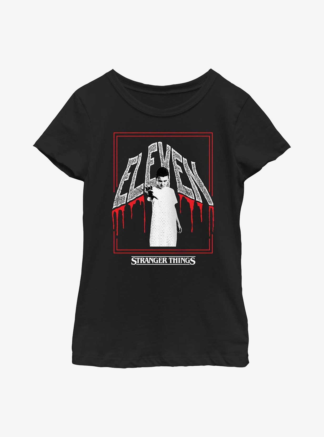 Stranger Things Eleven Poster Youth Girls T-Shirt, , hi-res