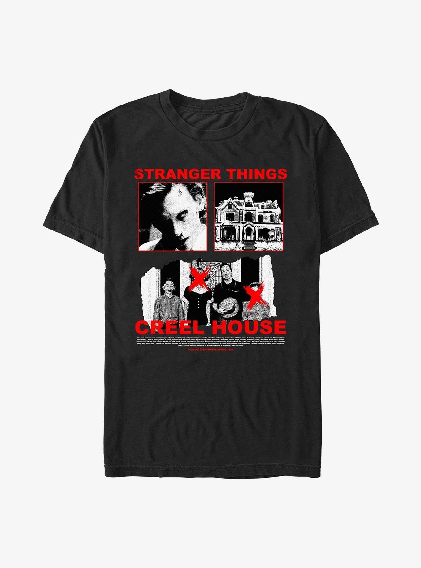 Stranger Things Creel House T-Shirt, BLACK, hi-res