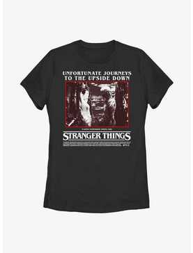 Stranger Things Unfortunate Journey Eleven and Vecna Womens T-Shirt, , hi-res