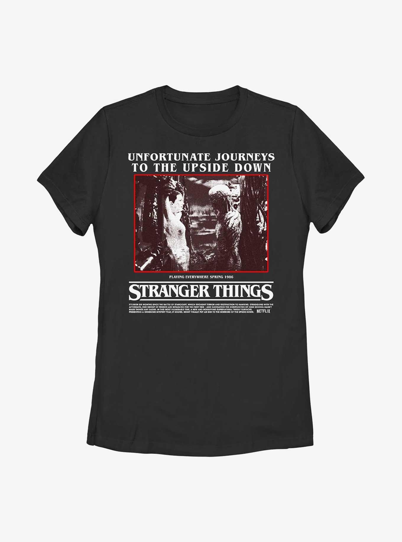 Stranger Things Unfortunate Journey Eleven and Vecna Womens T-Shirt, , hi-res