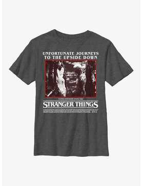 Stranger Things Unfortunate Journey Eleven and Vecna Youth T-Shirt, , hi-res