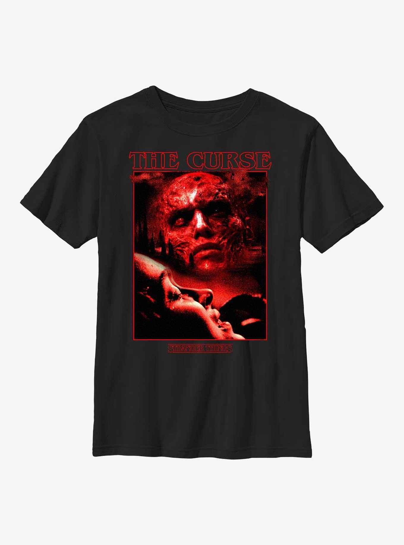 Stranger Things The Curse Poster Youth T-Shirt, , hi-res