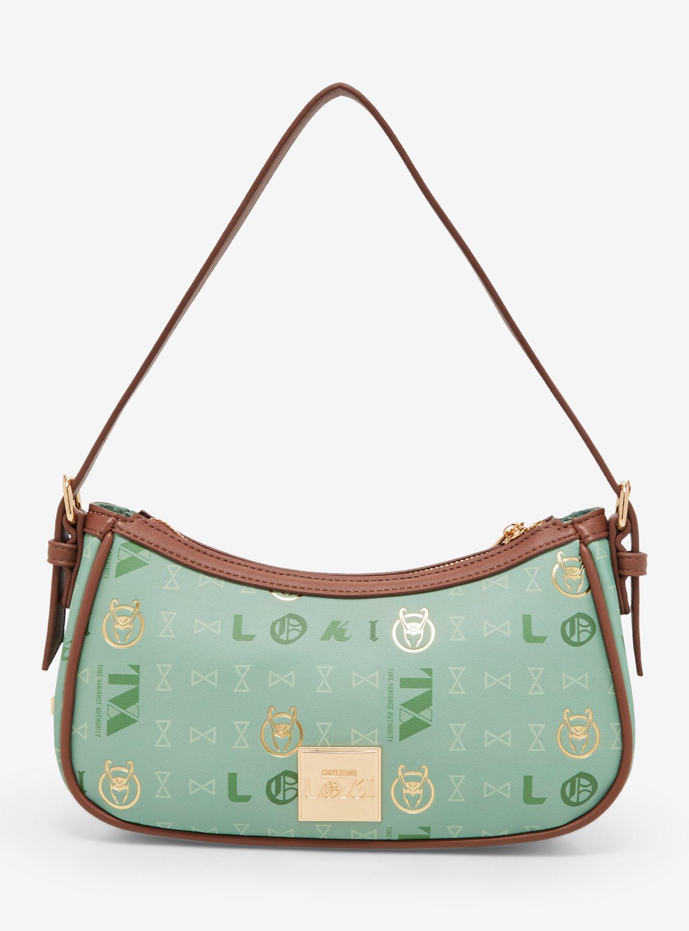 Marvel Loki TVA Logo Allover Print Shoulder Bag - BoxLunch