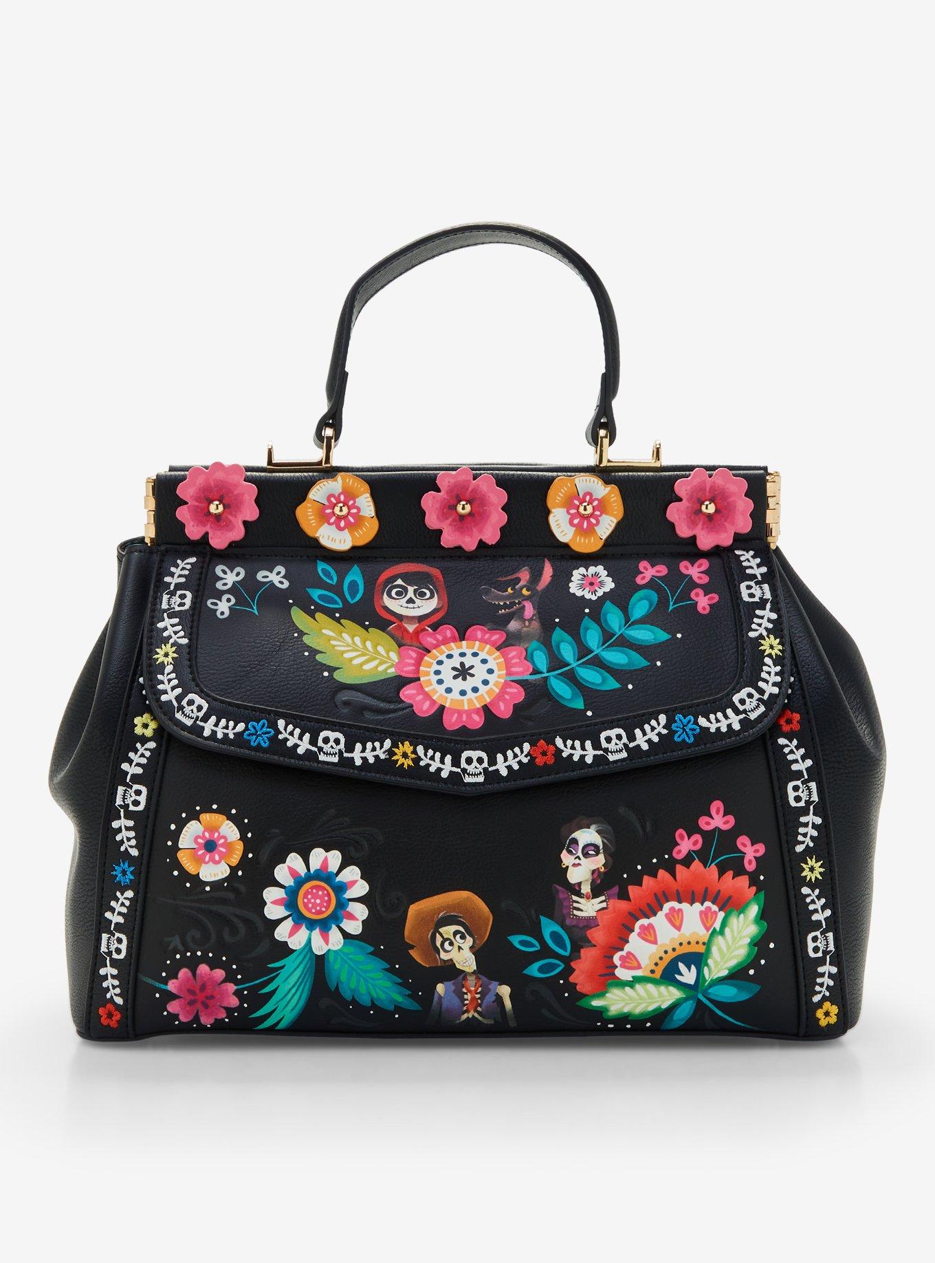 Our Universe Disney Pixar Coco Floral Handbag - BoxLunch Exclusive