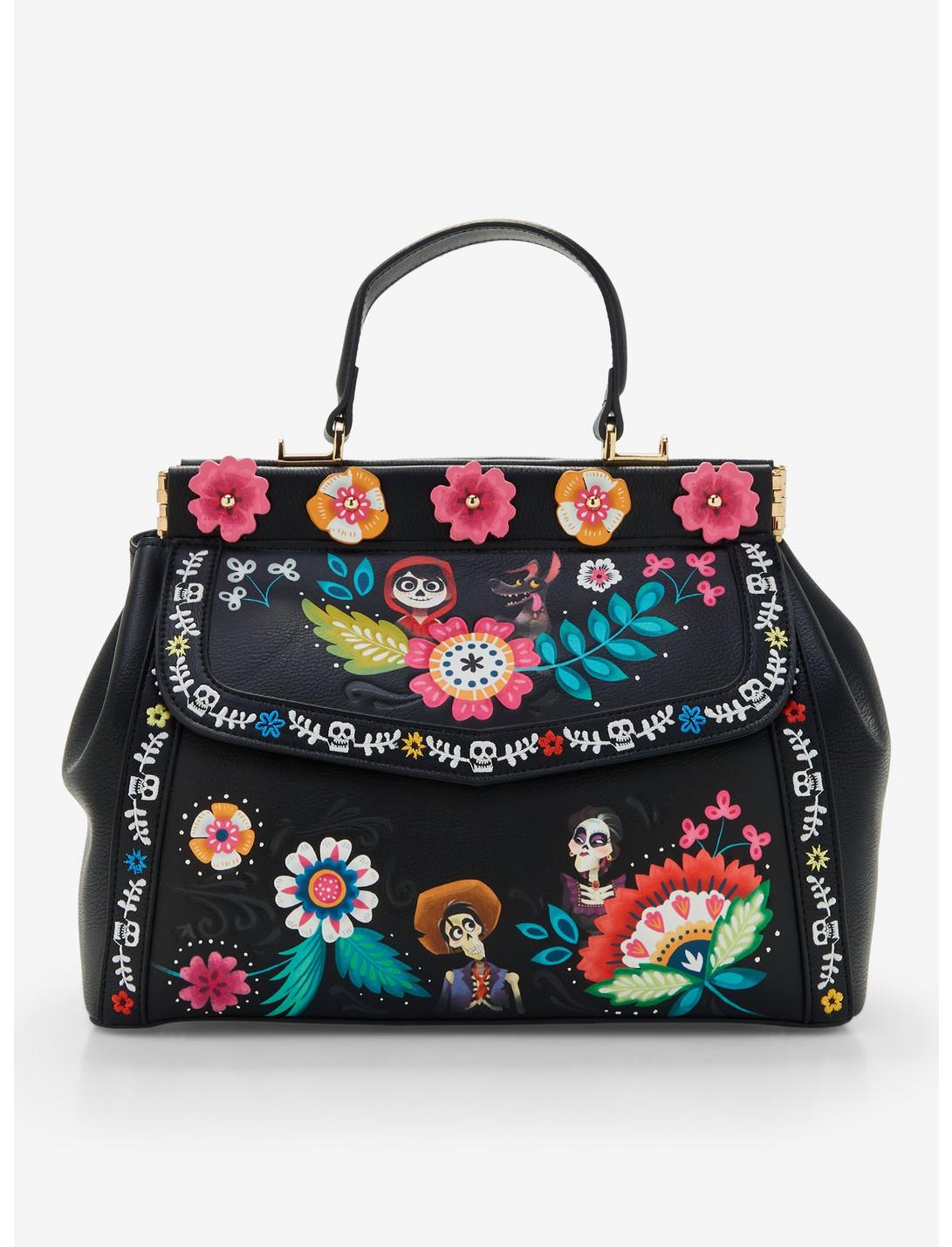 Our Universe Disney Pixar Coco Floral Handbag - BoxLunch Exclusive