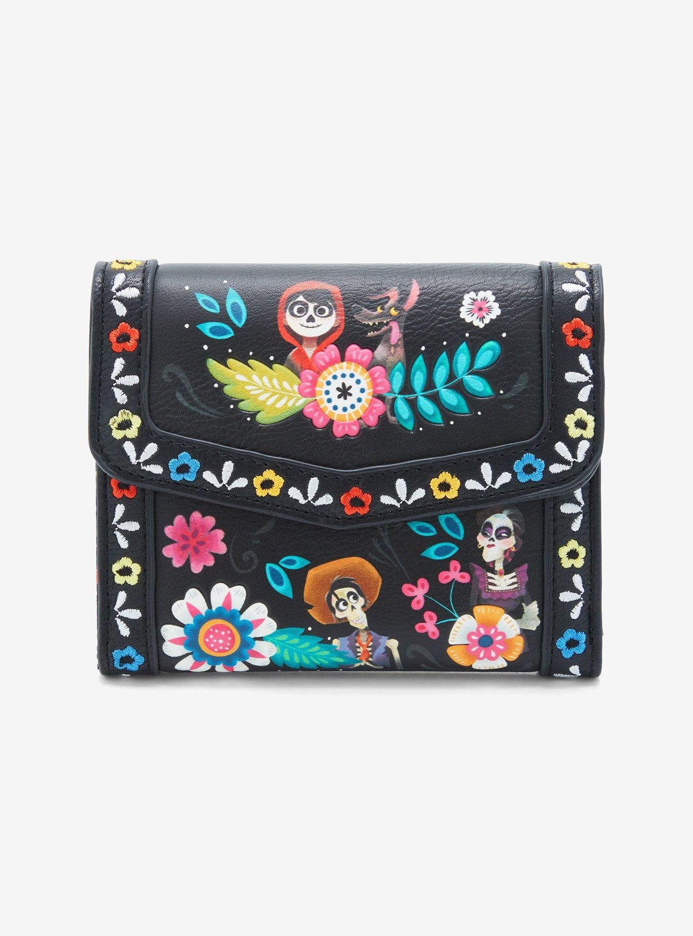 Our Universe Disney Pixar Coco Floral Small Wallet - BoxLunch Exclusive, , hi-res