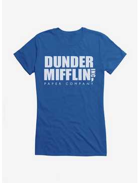 The Office Dunder Mifflin Logo Girls T-Shirt, , hi-res