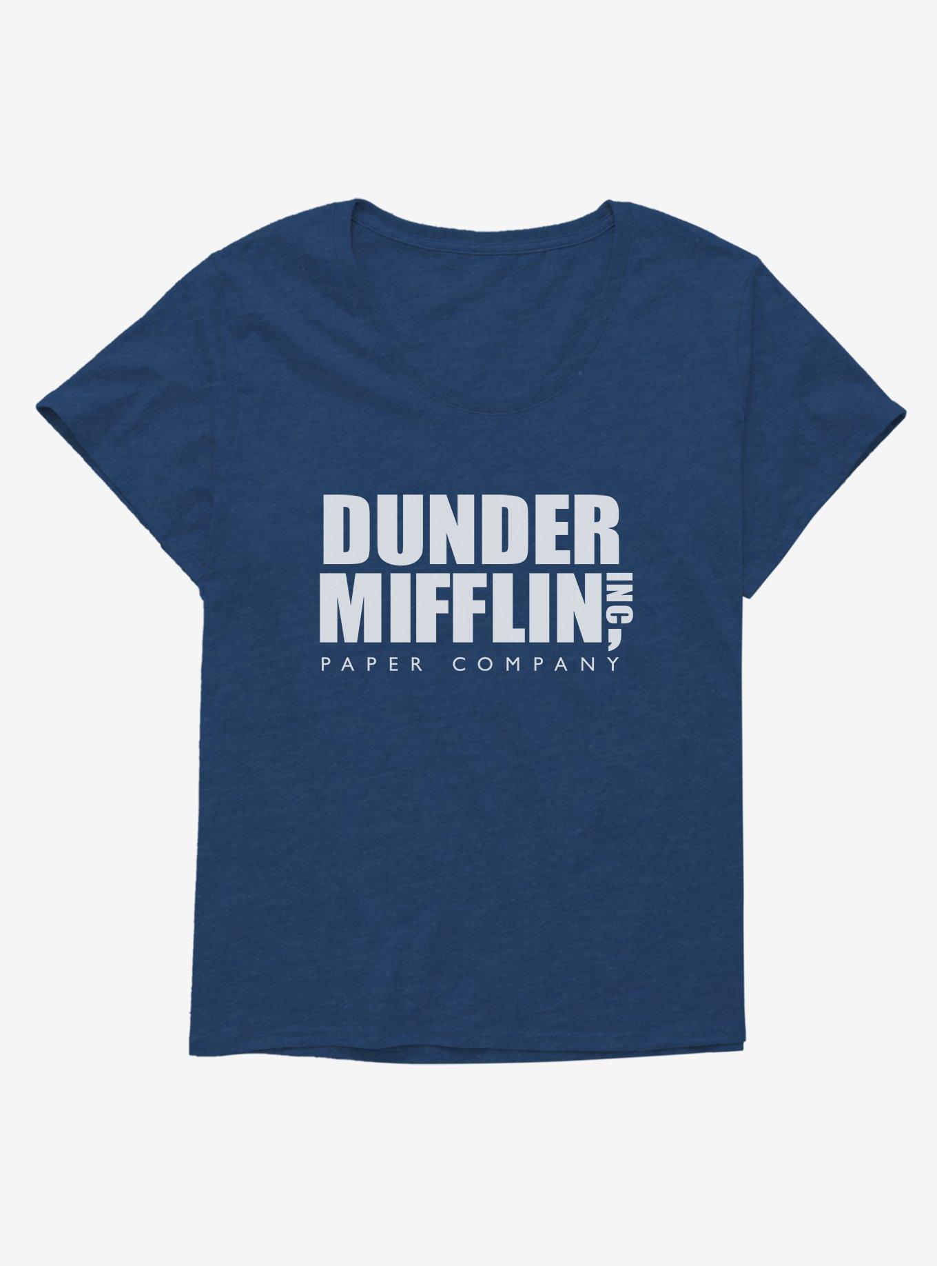 The Office Dunder Mifflin Logo Girls T-Shirt Plus