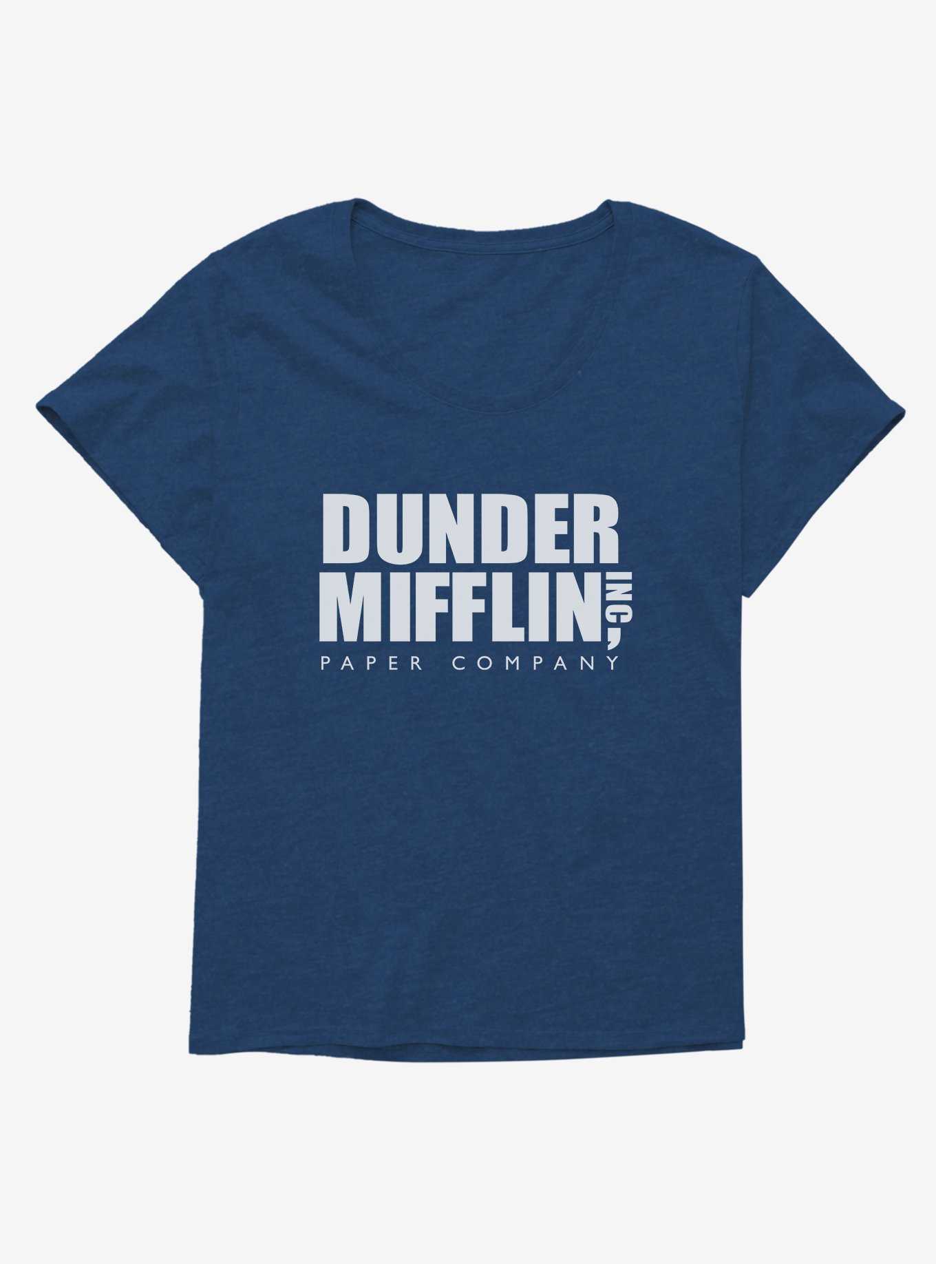 The Office Dunder Mifflin Logo Girls T-Shirt Plus Size, , hi-res