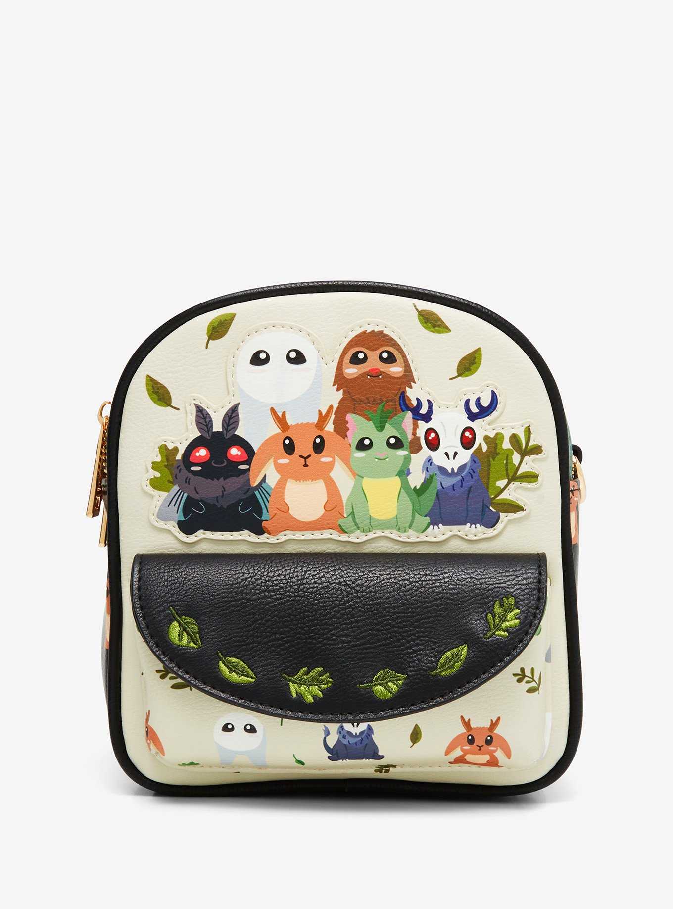 Chibi Cryptids Allover Print Crossbody Bag - BoxLunch Exclusive, , hi-res