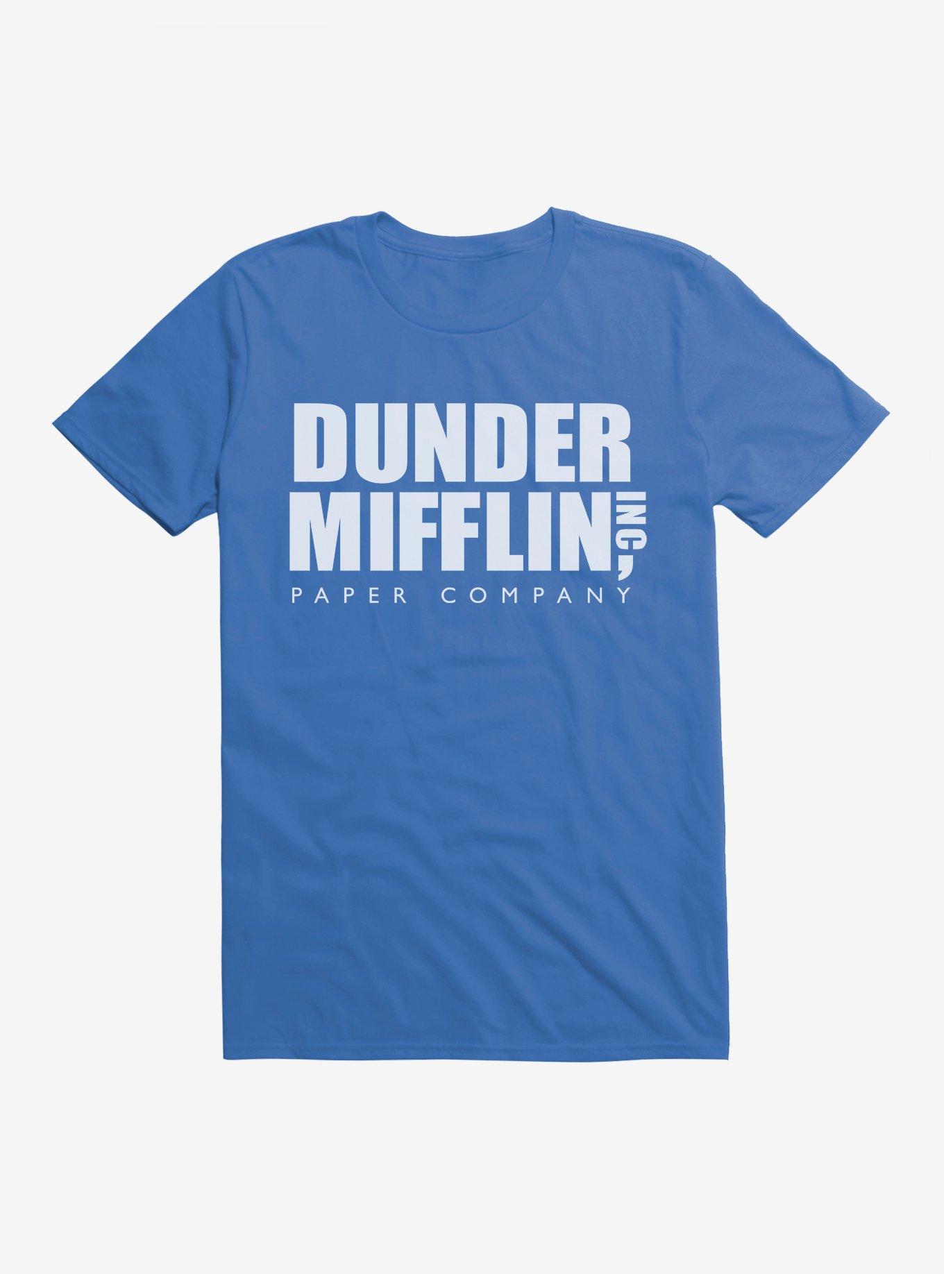 The Office Dunder Mifflin Logo T-Shirt, ROYAL, hi-res