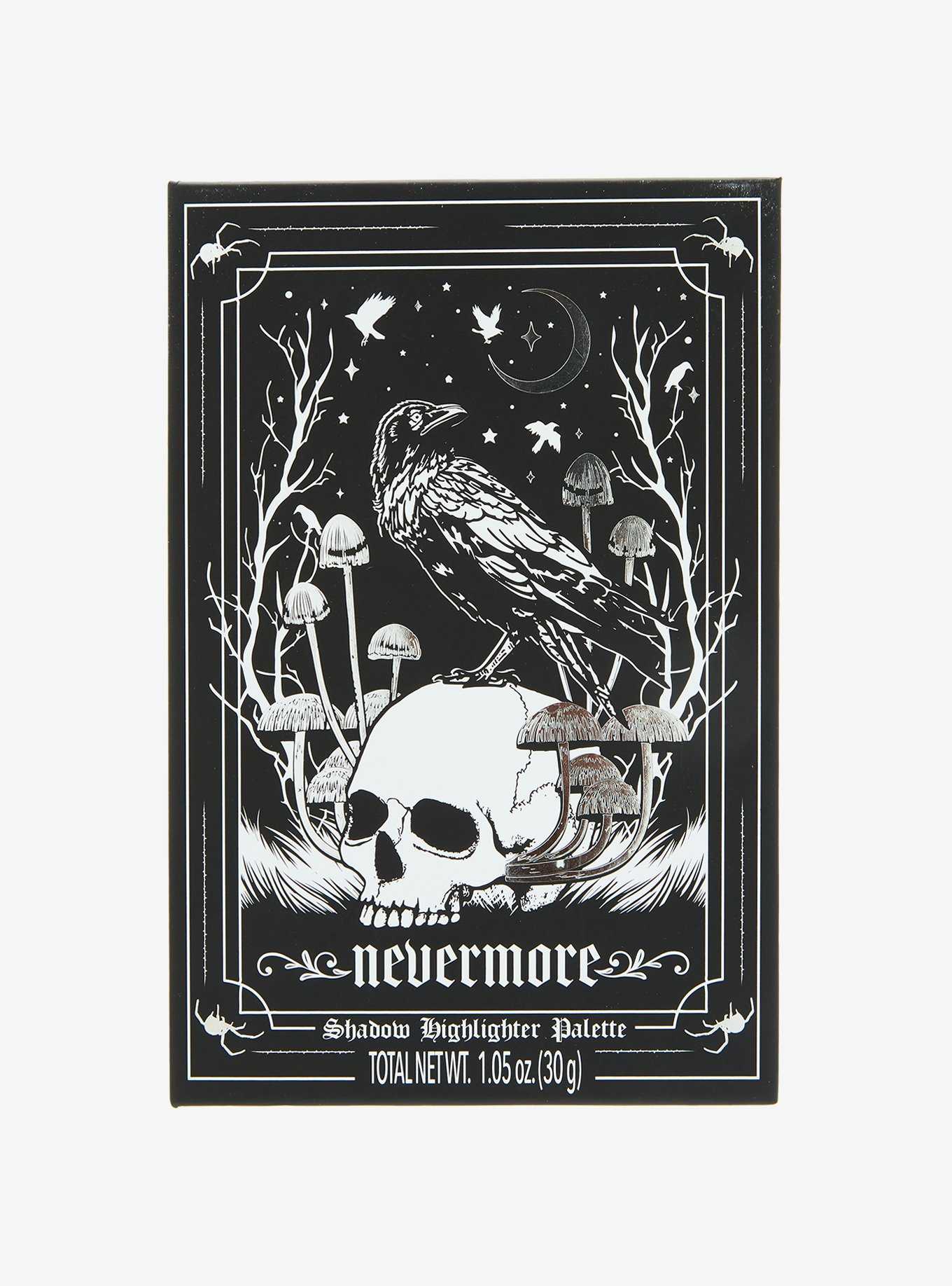 Nevermore Gothic Eyeshadow & Highlighter Palette, , hi-res