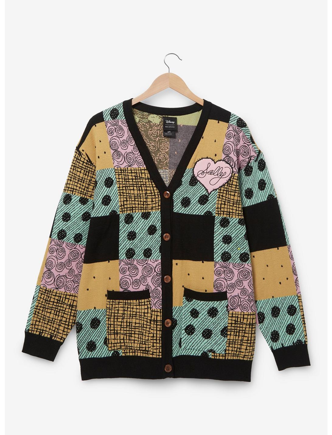 Her Universe Disney The Nightmare Before Christmas Sally Patchwork Plus Size Cardigan, MULTI, hi-res