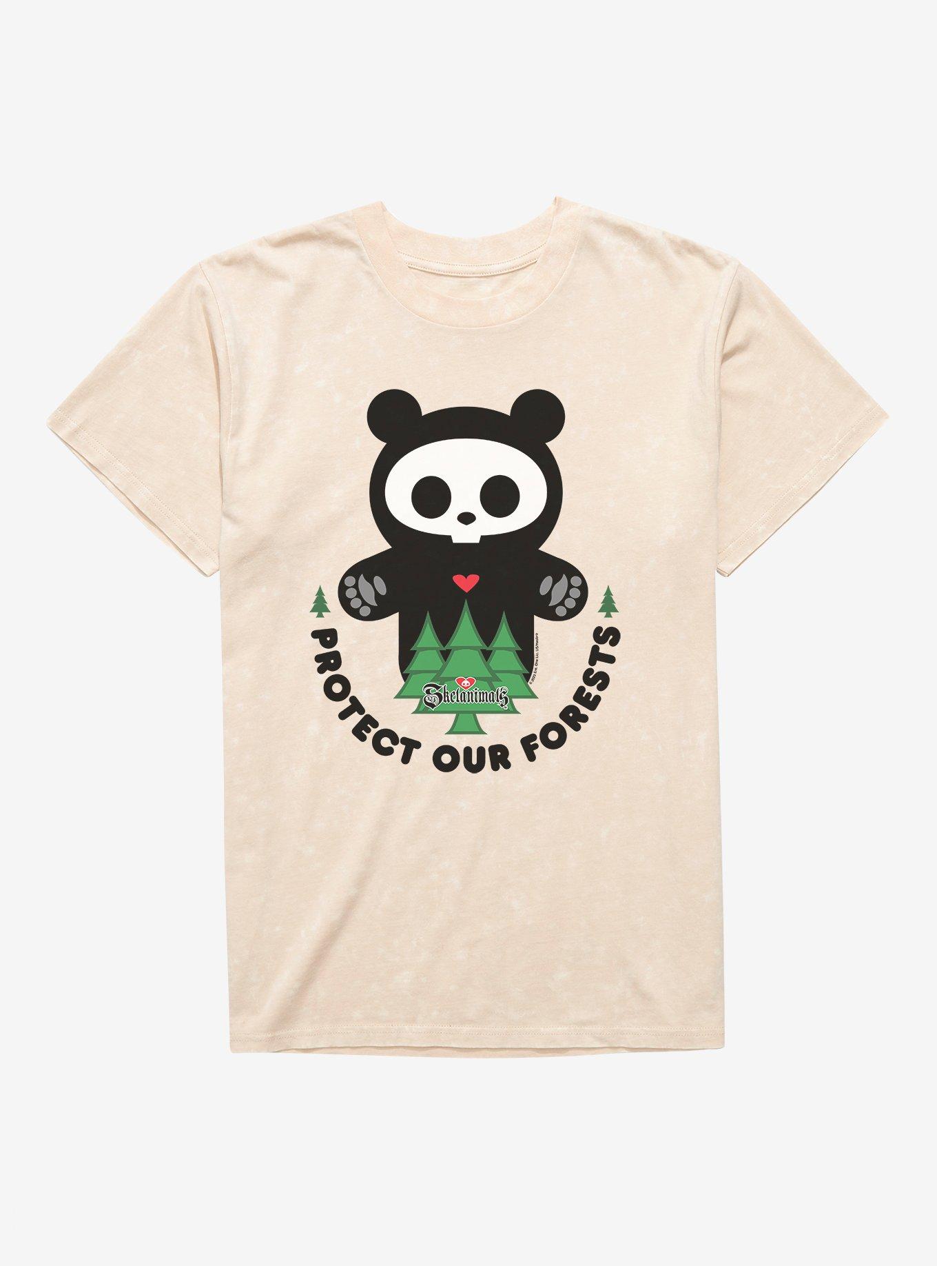Skelanimals ChungKee Protect Our Forests Mineral Wash T-Shirt, NATURAL MINERAL WASH, hi-res