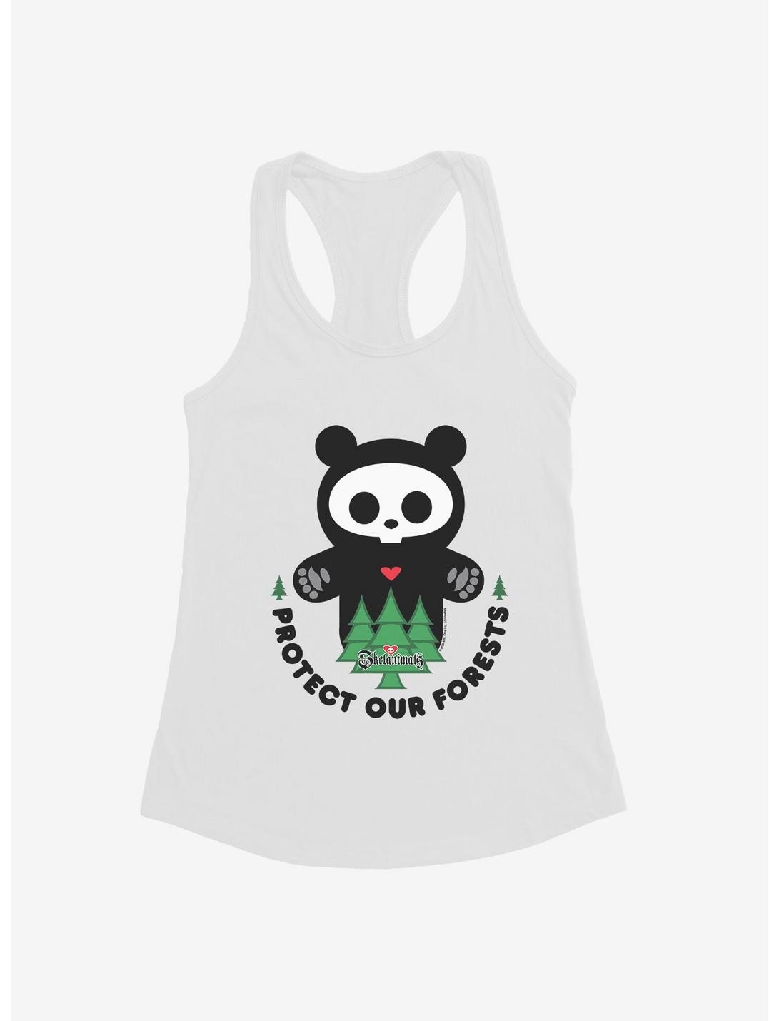 Skelanimals ChungKee Protect Our Forests Girls Tank, WHITE, hi-res