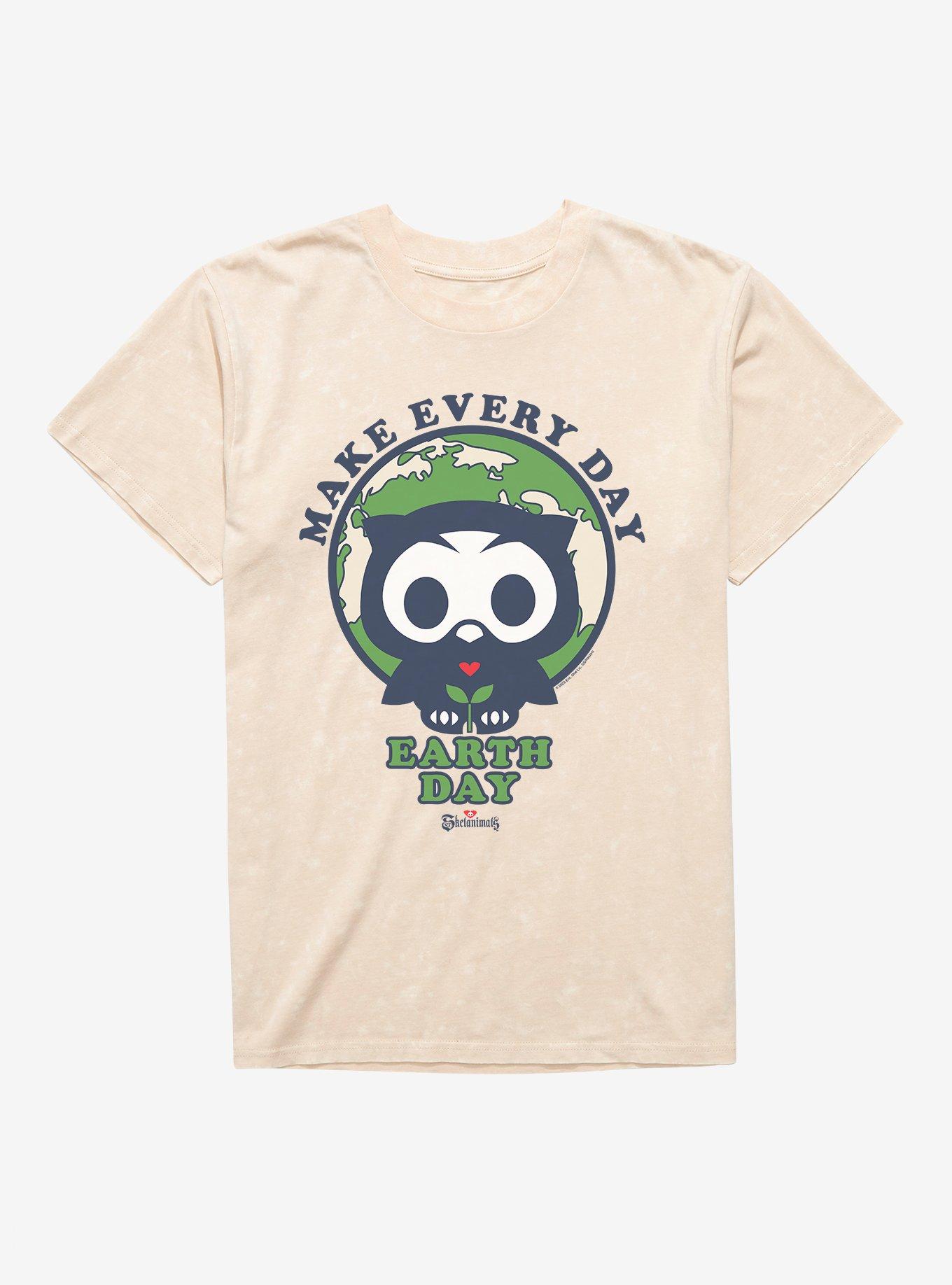 Skelanimals Oliver Make Every Day Earth Day Mineral Wash T-Shirt, , hi-res