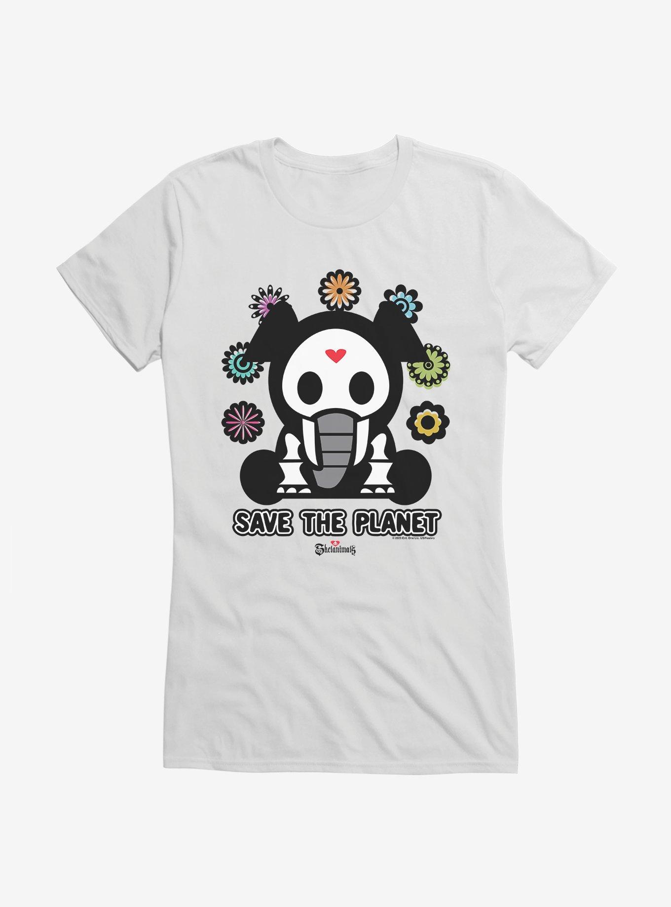 Skelanimals Ellie Save The Planet Girls T-Shirt
