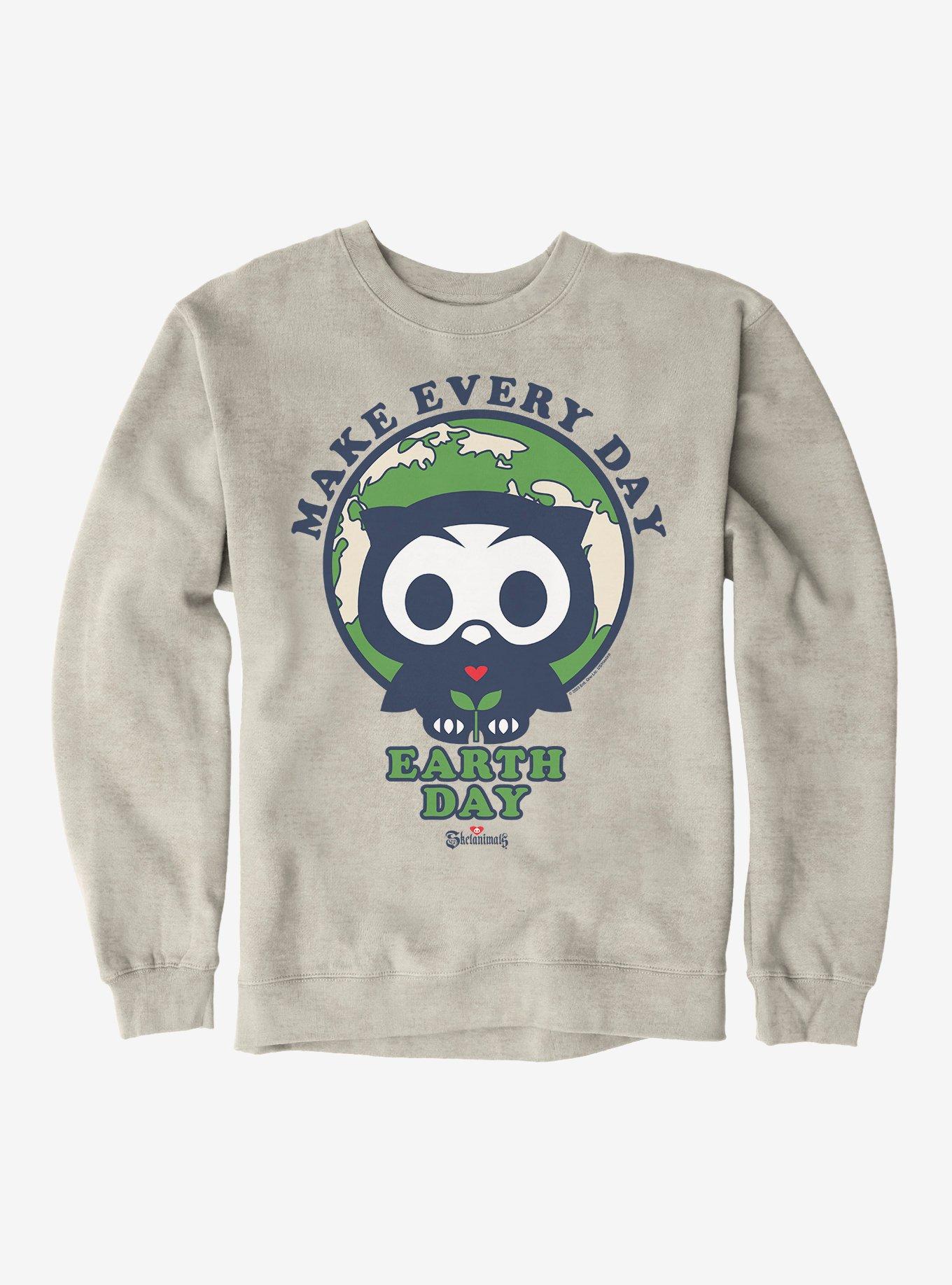 Skelanimals Oliver Make Every Day Earth Day Sweatshirt, , hi-res