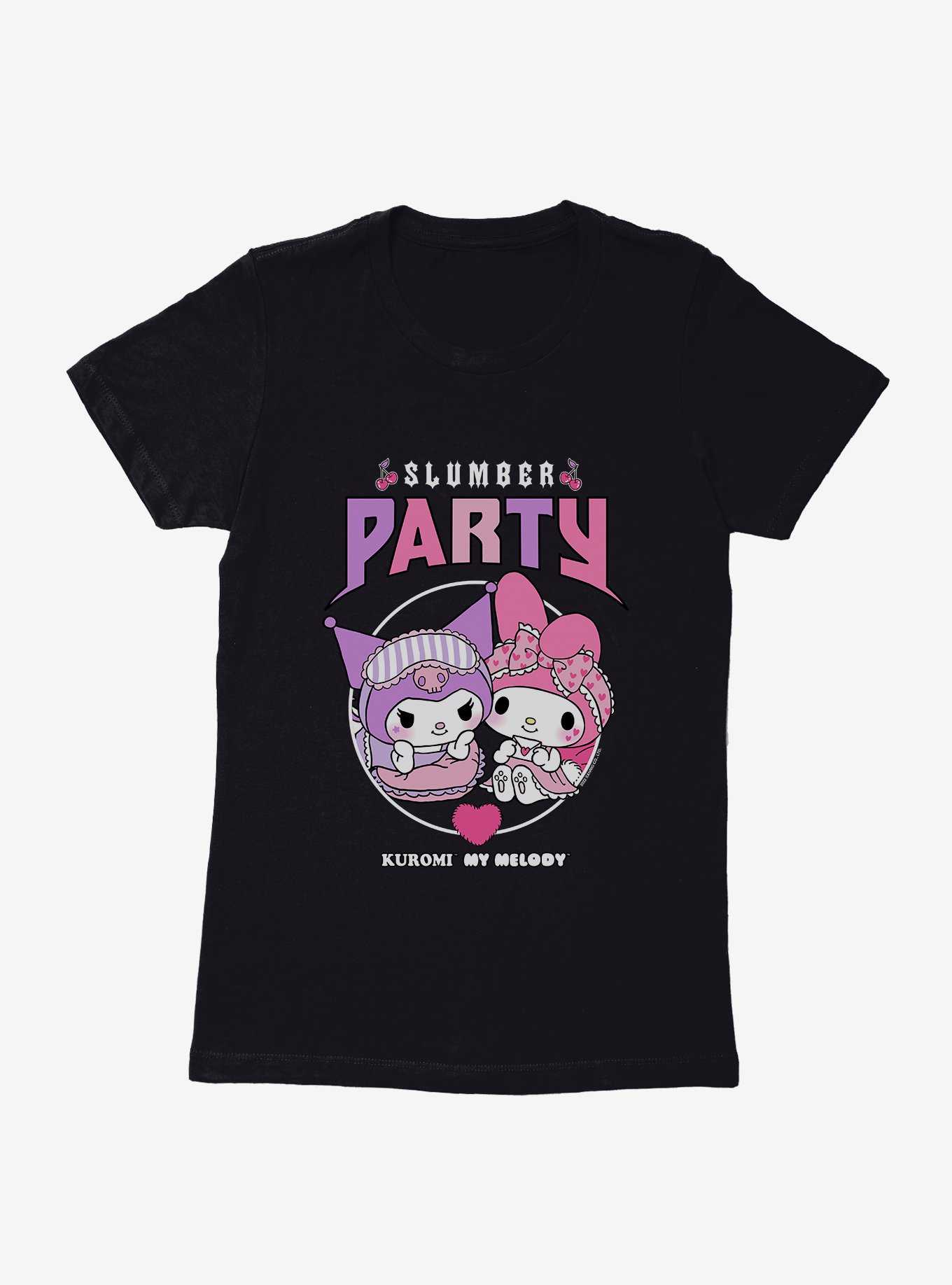 My Melody & Kuromi Metal Slumber Party Womens T-Shirt, , hi-res