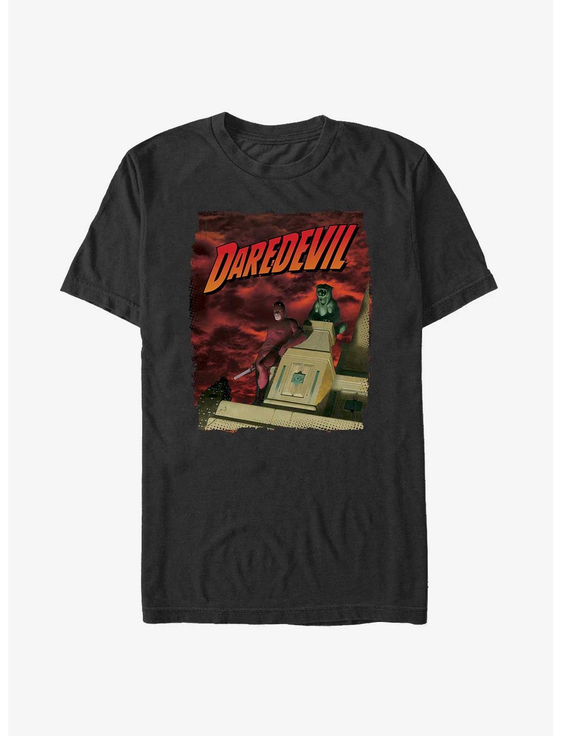 Marvel Daredevil Cityscape Poster T-Shirt, BLACK, hi-res