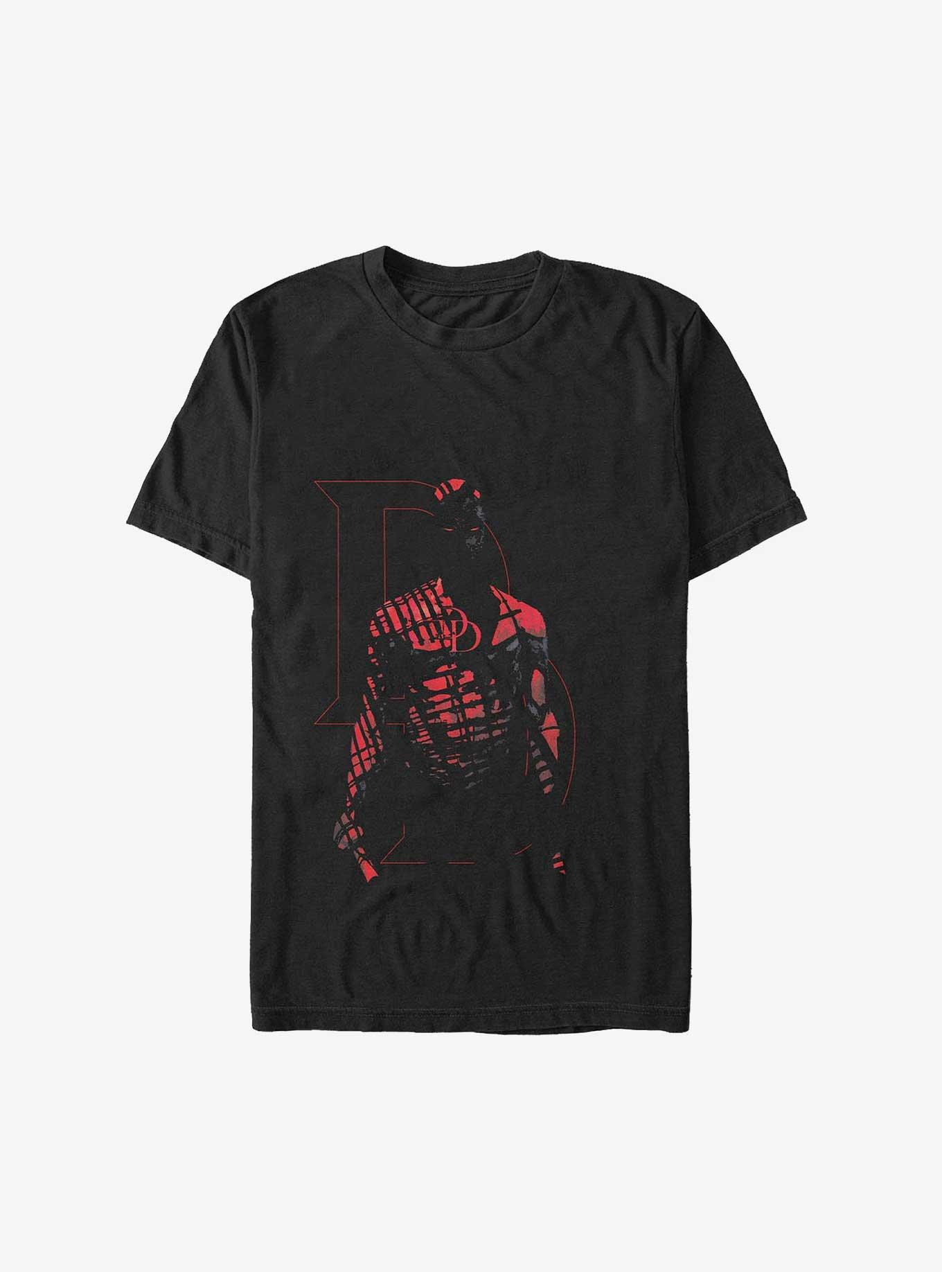 Marvel Daredevil In The Shadows T-Shirt, BLACK, hi-res