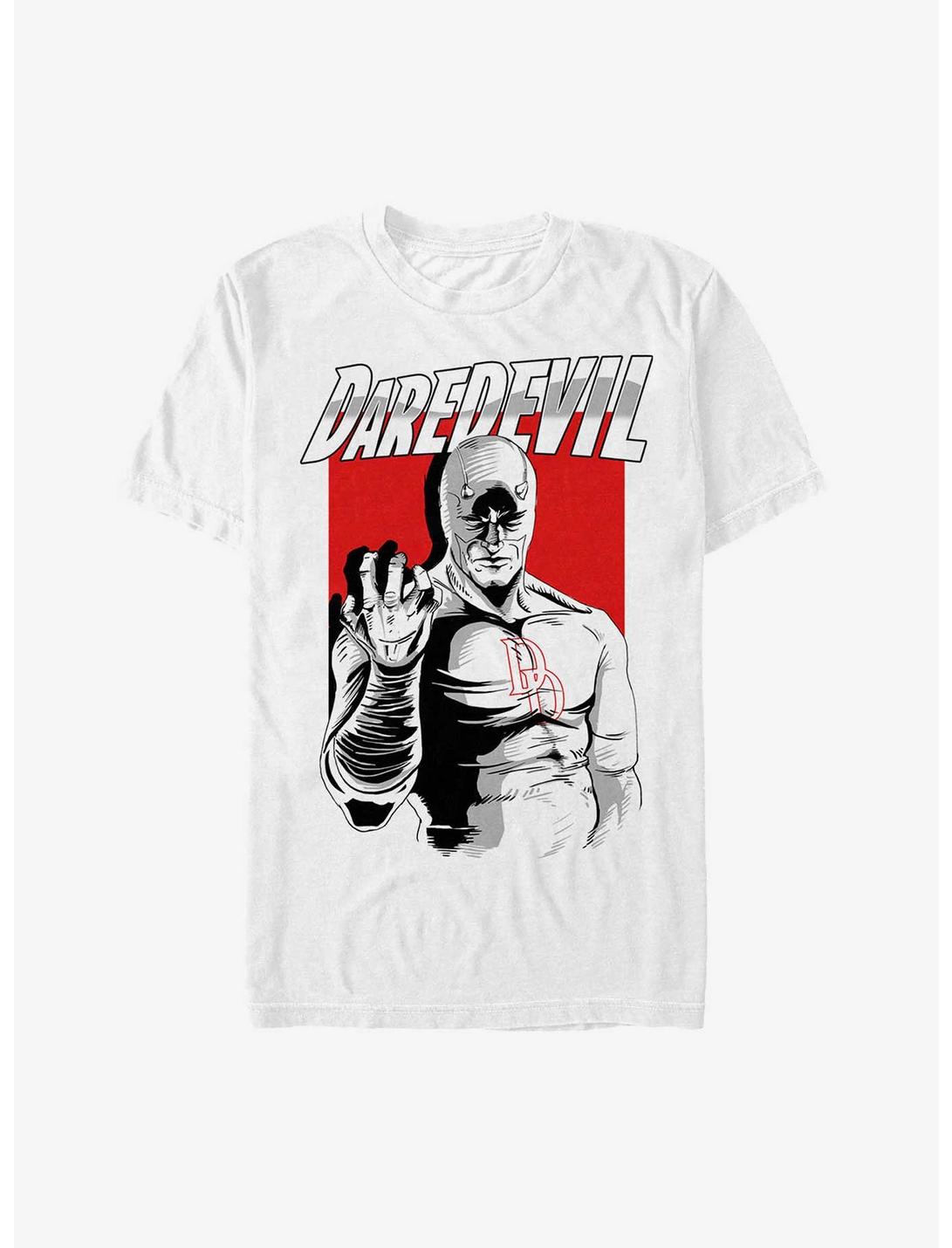 Marvel Daredevil Protector Poster T-Shirt, WHITE, hi-res