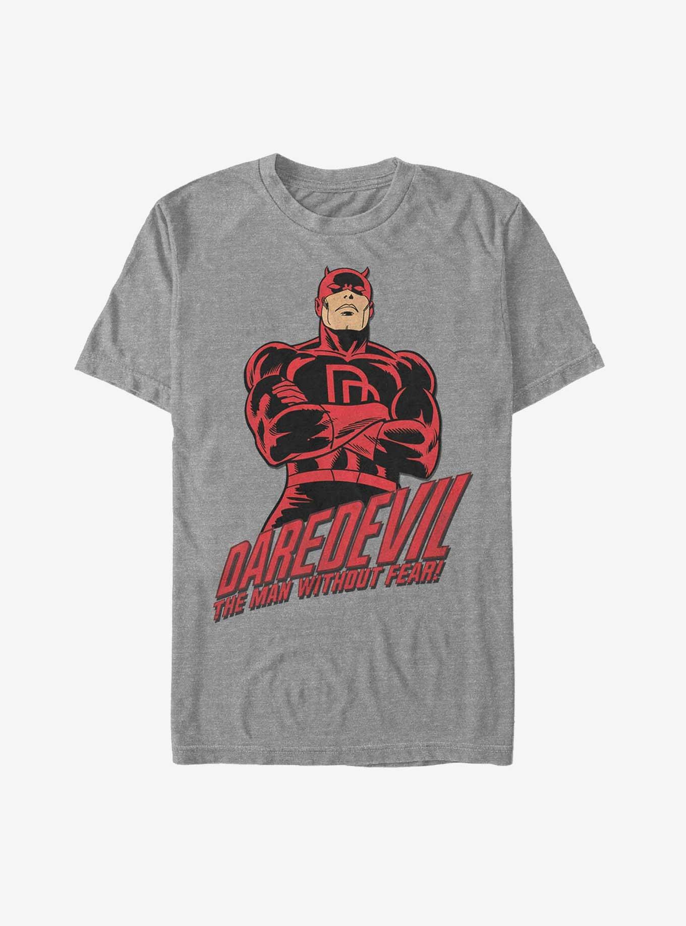 Marvel Daredevil The Man Without Fear T-Shirt, DRKGRY HTR, hi-res