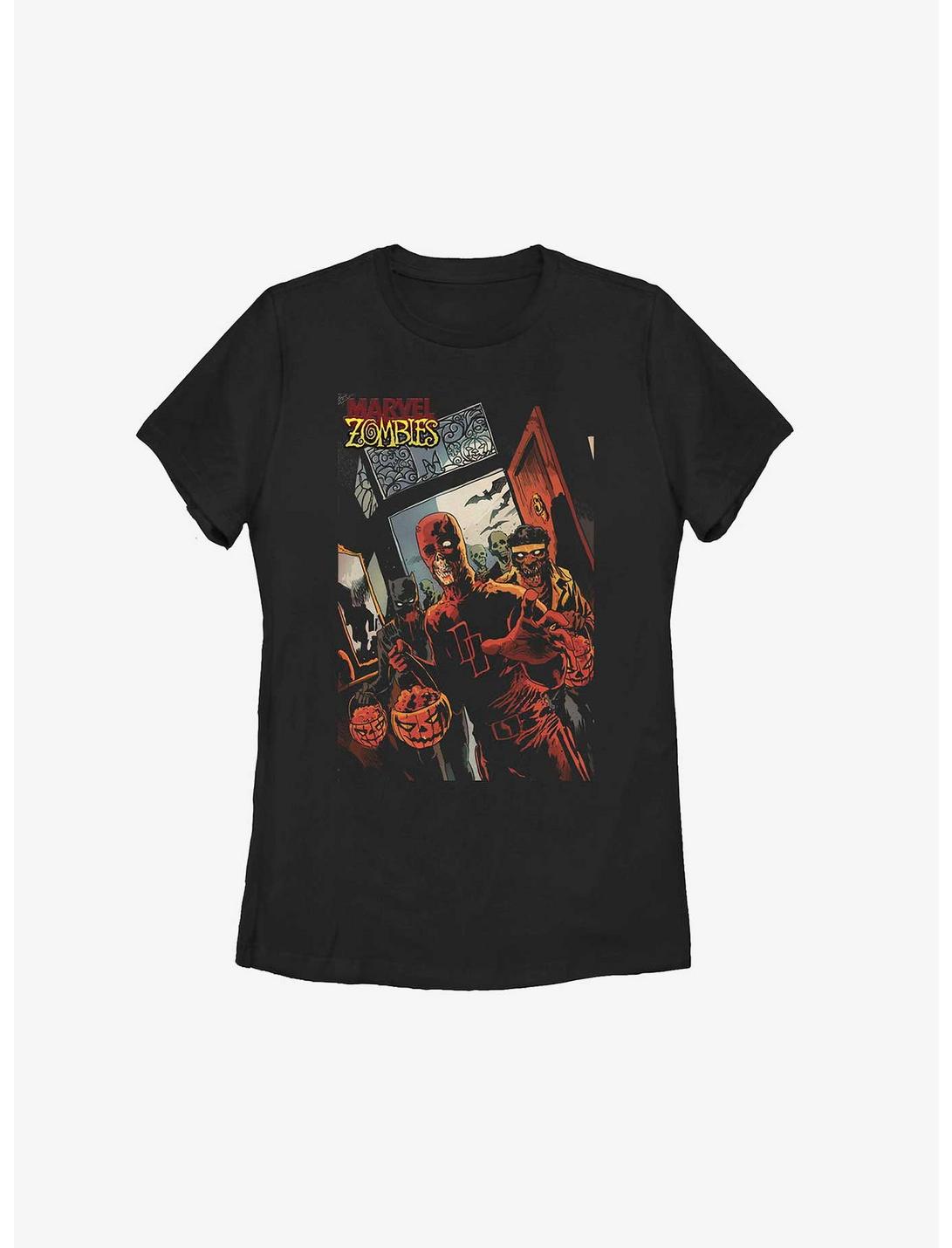 Marvel Daredevil Halloween Zombie Poster Womens T-Shirt, BLACK, hi-res