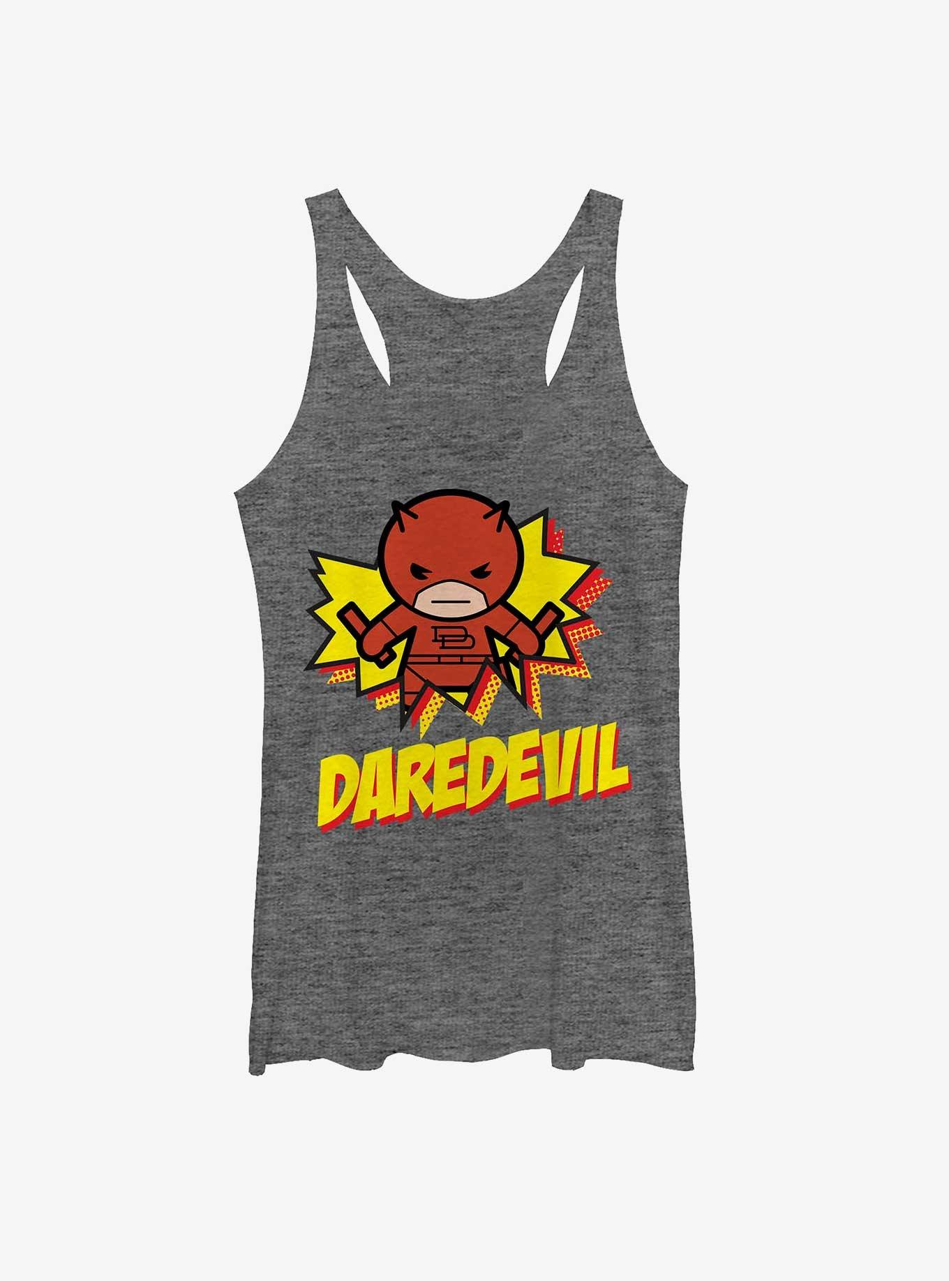 Marvel Daredevil Kawaii Daredevil Womens Tank Top, GRAY HTR, hi-res