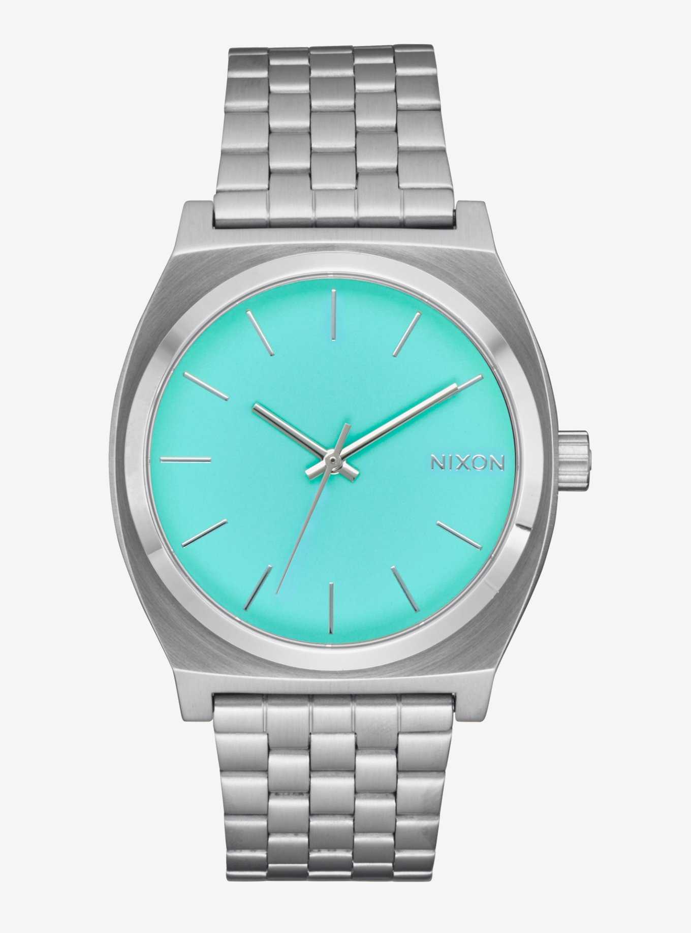 Nixon Time Teller Silver x Turquoise Watch, , hi-res