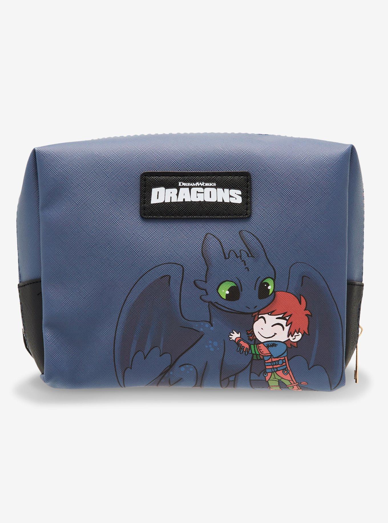 How To Train Your Dragon Toothless and Hiccup Cosmetic Bag, , hi-res
