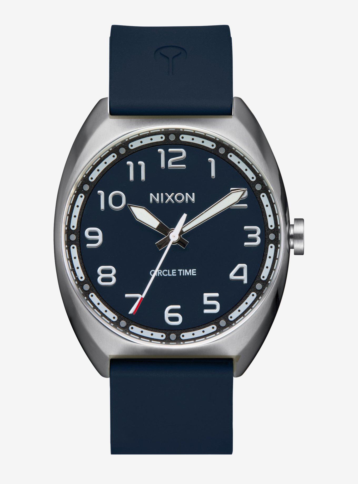 Nixon Mullet Silver x Teal Watch, , hi-res