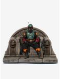 Star Wars The Mandalorian Boba Fett On Throne Deluxe Art Scale 1/10, , hi-res