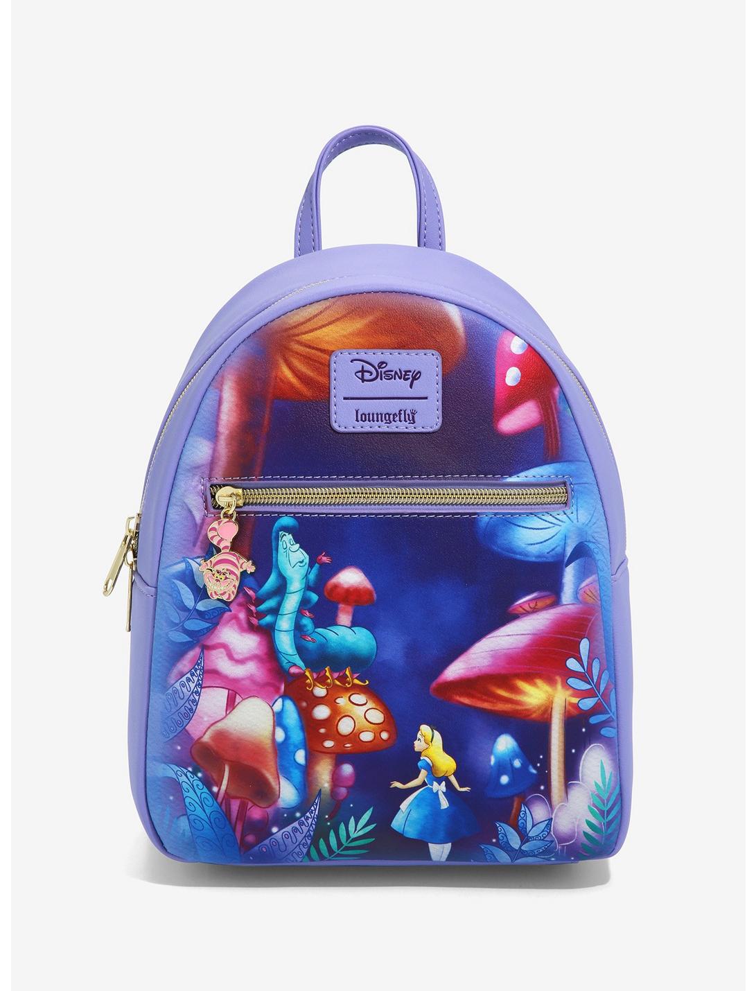 Loungefly Disney Alice In Wonderland Mushroom Caterpillar Mini Backpack, , hi-res