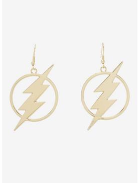 DC Comics The Flash Logo Earrings - BoxLunch Exclusive, , hi-res